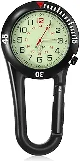 Karabineruhren mit wasserdichter Bauweise & leuchtendem Zifferblatt – Analog-Qua