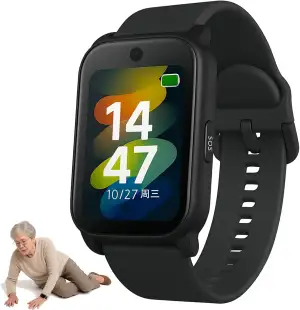 GPS Smartwatch für Senioren mit Sturzerkennung, SOS Notruf, HD Videoanruf, IP67 