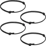 Gewachster Baumwolle Armband Herren, Lederarmband Damen Geschenk für Männer und Frauen Armbänder Für Herren Armband Stoff Bracelet Damen Männer