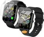 Schutzfolie Kompatibel mit CASCHO, KALINCO P125 Smartwatch 1,85" (6 Stück) HD Flexibel TPU Displayschutzfolie Kompatibel für taopodo P114 PRO / P66 / P66D Smartwatch