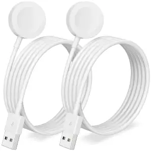 2 Pack Ladekabel für Apple Watch Ladegerät Aufgestockt USB Ladegerät iWatch Lade