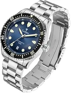 CADISEN Automatik Uhr Herren Mechanische Automatikuhr AR Beschichtung Saphirglas Stahl Wasserdicht