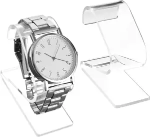 2 Stück Transparenter Uhrenständer Uhrenhalter Watch Holder Watch Stand Uhren Ha