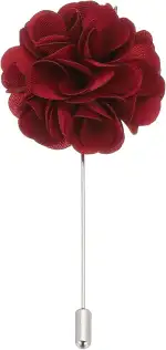PATIKIL Blumenanstecker Pin, Reversnadel für Herren, Kamelienblume für Anzug, Abschlussfeier, Jubiläumsbrosche, Outfit-Zubehör