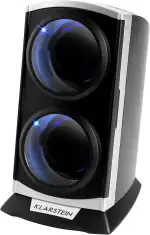 Klarstein Uhrenbeweger, Automatik-Uhrenbeweger, Watch Winder, Uhrenbeweger für Automatikuhren, Automatischer Uhrenbeweger mit Platz für 2 Uhren, LED Beleuchtung, 3 Drehmodi, 4 Rotation