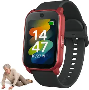 GPS Smartwatch für Senioren mit Sturzerkennung, SOS Notruf, HD Videoanruf, IP67 