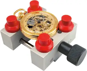 Gehäusehalter – für große Armband- und Taschenuhren – spannt bis Ø 60 mm