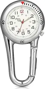 Taschenuhr Digital Schwesternuhr Rettungsdienst Zubehör mit Karabiner Multifunktionale Krankensch...
