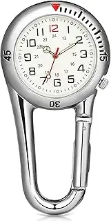 Taschenuhr Digital Schwesternuhr Rettungsdienst Zubehör mit Karabiner Multifunkt