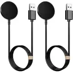 2er-Pack Ladegerät für Samsung Galaxy Watch 8/8 Classic/Ultra/7/6/6 Classic/5/5 Pro/4/4 Classic/3/Active/FE magnetisches smartwatch ladekabel 1M-USB A