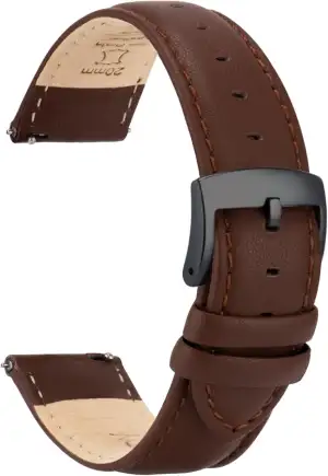 OTTOODY Leder Uhrenarmbänder 22mm 21mm 20mm 18mm 16mm Armband, Schnellverschluß 