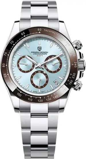 LACZ DENTON PD1644 Herren-Armbanduhr Saphir Sport Quarzuhr Edelstahl Herren Wass