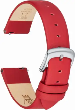 Leder Uhrenarmbänder Ultraweiches Nappaleder Armband Schnellverschluss für Damen