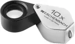 Eschenbach Optik achromatische Einschlaglupe aus Metall mit 10x-Vergrößerung und Linsendurchmesse...