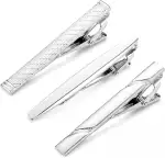 3 Stück Krawattenklammer Set für Herren – Klassische Krawattennadel aus Kupfer für Business, Hochzeit und Alltag – EleganteKrawattenklammern für verschiedene und Anlässe