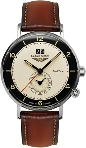 Bauhaus Aviation Vintage Pilot, Quarz, 24462