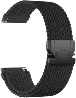 Geflochtenes Uhrenarmband 22mm Kompatibel mit Garmin Venu 3 Armband Damen Herren, Armband Nylon für Garmin Venu 2 Vivoactive 4 Forerunner 255 265 965, Nylon Quick Release Band für Amazfit Balance