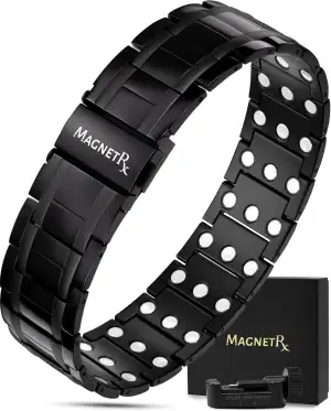 MagnetRX® Titan Magnetarmband Herren mit dreifacher Stärke – Titan Wrist Magneti