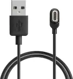 kwmobile USB Kabel Charger kompatibel mit imoo Watch Phone Z7 / Z8 / Z9 / Z10 Ladekabel - Smart Watch Ersatzkabel - Fitnesstracker Aufladekabel in Schwarz