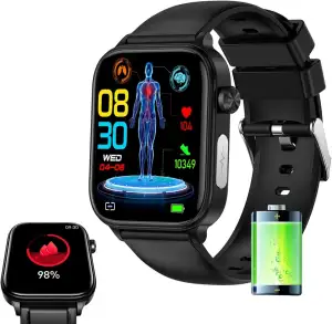 GlucoCare SOS - Original Smartwatch mit SOS-Notruf, automatischer Sturzerkennung