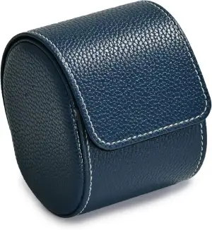 Oirlv Luxus PU Leder Uhrbox Aufbewahrungsbox Reise Single Watch Case Uhr Geschen