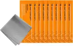 K&F CONCEPT 10 Stück Mikrofaser Reinigungstuch (15 * 15cm) Einzel Vakuumverpackung, Reinigungstücher Set für Kamera, Objektiv, Filter, Brille, Display, Smartphones, Tablet