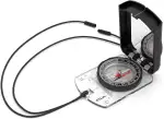 Silva Kompass Outdoor - Spiegelkompass Ranger S Black - Peilkompass für Lange Entfernungen - Mars...