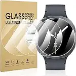 Diruite 4-Stück Schutzfolie für Samsung Galaxy Watch 8 44mm Displayschutzfolie,Anti-Kratzen HD Ge...