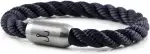 Fischers Fritze Armband Segeltau Makrele marineblau gedreht - Handgemacht im Geschenkkarton I Maritim & Wasserfest