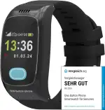 Modell 2024 - Notfall- & Sicherheitsuhr Senioren, Notrufknopf, SOS-Funktion, Sturzerkennung, GPS-...