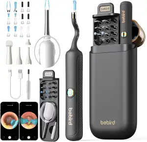 BEBIRD Ohrenschmalz Entferner mit kamera, 1920P HD Flexibler Ohrreiniger mit Pin