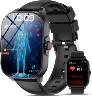 2026 Neu smartwatch EKG/24h blutdruckmessung/ΒΙυτｚυcker/Gesundheitsuhr HRV Herzf