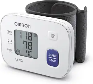 OMRON RS1 digitales Blutdruckmessgerät Handgelenk, klinisch validiert, Blutdruck