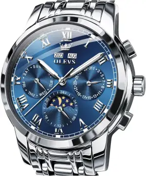 OLEVS Automatische Herrenuhren Gold Selbstaufzug Mechanisch Business Luxus Kleid