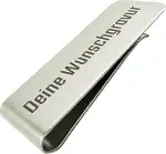 Geldklammer aus Edelstahl mit Wunschgravur - perfekt als personalisiertes Geschenk für Männer und...