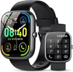 Smartwatch Herren Damen, 1,91" HD Touch Smart Watch mit Telefonfunktion, 115+Sportmodi Sportuhr, IP68 Fitness Tracker mit Herzfrequenz SpO2 Schlafmonitor Schrittzähler für Android iOS