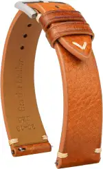 Quick Release Lederarmband, Öl Wachs Leder Uhrenarmbänder, Italienische Kalbsleder Uhrenarmbänder Ersatzband für Männer Frauen 16 18 19 20 21 22mm