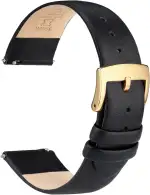 OTTOODY Elegantes & Ultraweiches Leder Uhrenarmband - 12mm, 16mm, 20mm Armband mit Schnellverschluss für Damen & Herren - Hochwertiger Ersatz für Uhr & Smartwatch