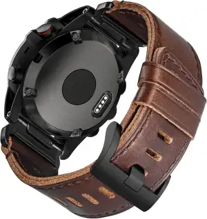 Weich Horween Armband für Garmin, 20-26mm Breite, Kompatibel mit fēnix, Forerunn