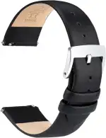 OTTOODY Elegantes & Ultraweiches Leder Uhrenarmband - 12mm, 16mm, 20mm Armband mit Schnellverschluss für Damen & Herren - Hochwertiger Ersatz für Uhr & Smartwatch