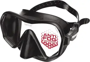 SEAC Pura – Rahmenlose Einglas-Tauchmaske aus Silikon | Antibeschlag Low-Volume Maske zum Tauchen und Schnorcheln mit 3D-Schnalle