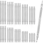 Giantree 41 Stück Uhren Federstegwerkzeug Set, Uhren Reparatur Set Uhrmacherwerkzeug Uhrenwerkzeug Federstifte Federstegwerkzeug Uhrenarmband Link Pins Uhrenstifte Uhrenarmband Reparatur (8-26mm)