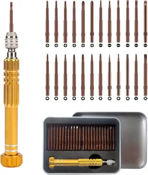 24 in 1 Mini Schraubendreher Set, kleiner Schraubenzieher, winzige Präzisions Sc
