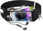 Laufgürtel Handy, Handytasche Joggen mit Verstellbarem Gummiband Running Belt für Laufen Sport Fi...