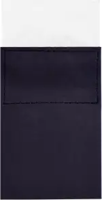 DonDon Herren Einstecktuch vorgefaltet eckig am Karton größenverstellbar