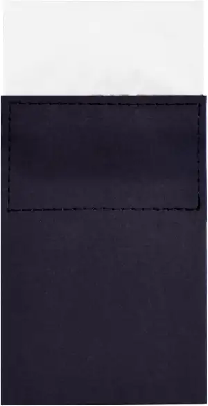 DonDon Herren Einstecktuch vorgefaltet eckig am Karton größenverstellbar