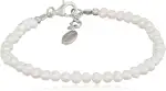 Engelsrufer Damen Armband aus Süßwasserperlen, 925er Sterlingsilber mit rhodiniertem Verschluss, Länge 18 cm + 2 cm, verstellbar, elegantes Schmuckstück