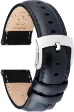 OTTOODY Leder Uhrenarmband 18-22mm Mit Schnellverschluss - Elegantes Ersatz-Armband für Herren und Damen Uhren und Smartwatches