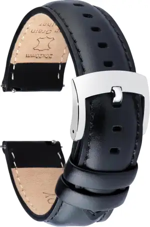 OTTOODY Leder Uhrenarmband 18-22mm Mit Schnellverschluss - Elegantes Ersatz-Armb