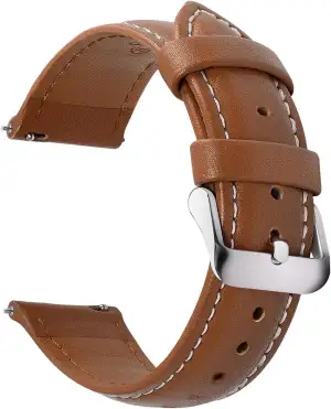 Fullmosa 12 Farben Uhrenarmband,14/16/18/19/20/22/24mm Vintage Lederarmband Ersa